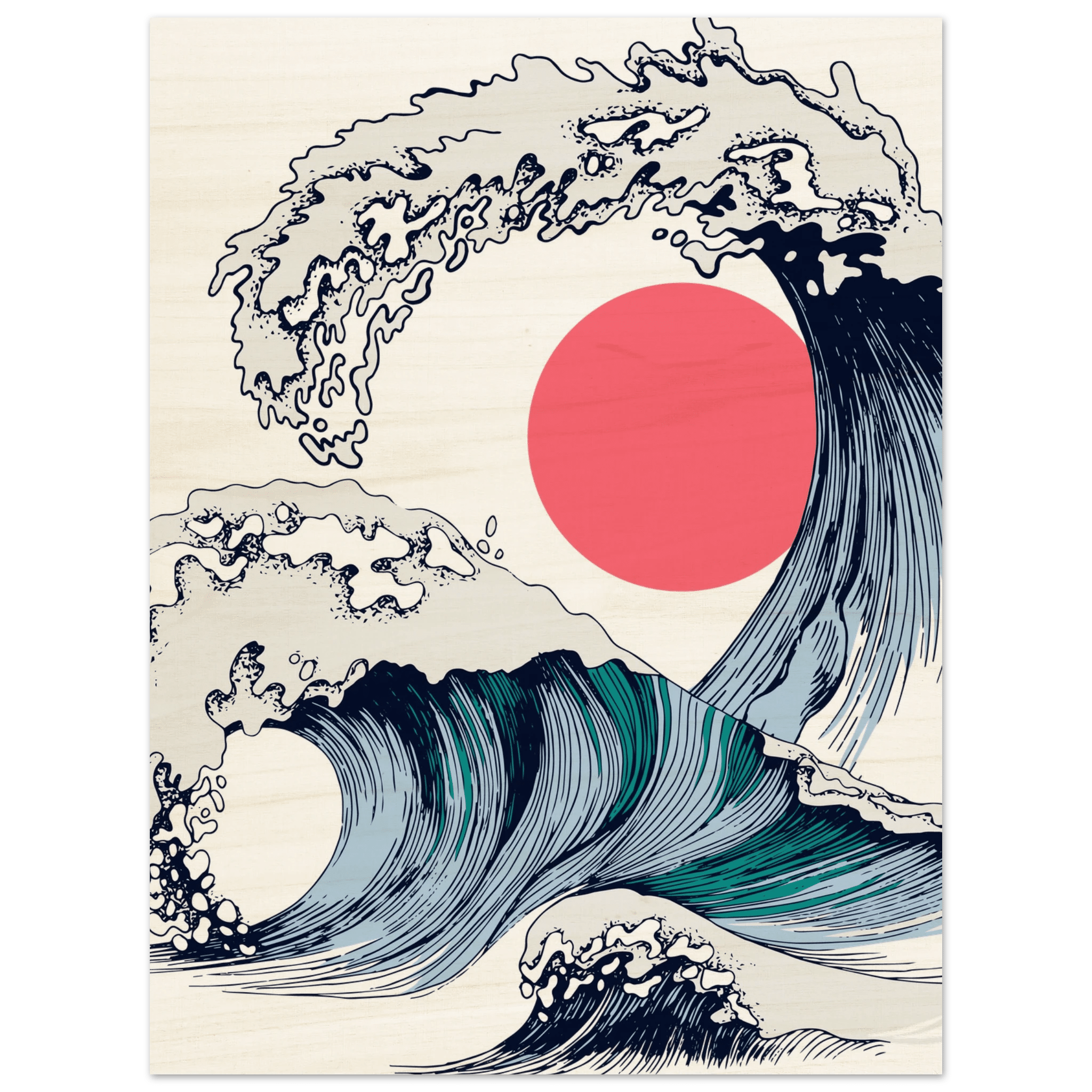 Eternal Embrace of Sea and Sun - ARTIFIYY