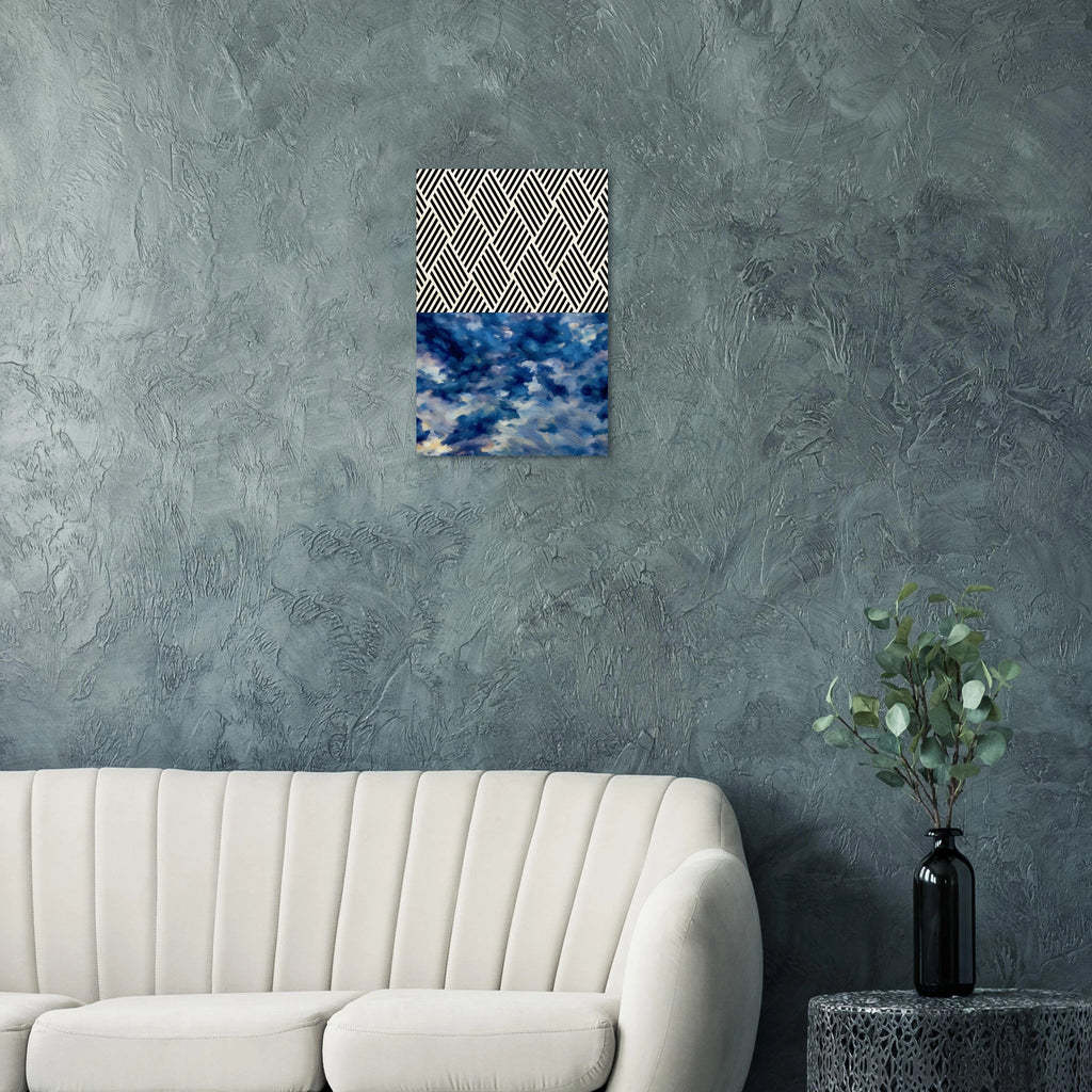 Whispering Patterns : Wood Canvas Art - ARTIFIYY