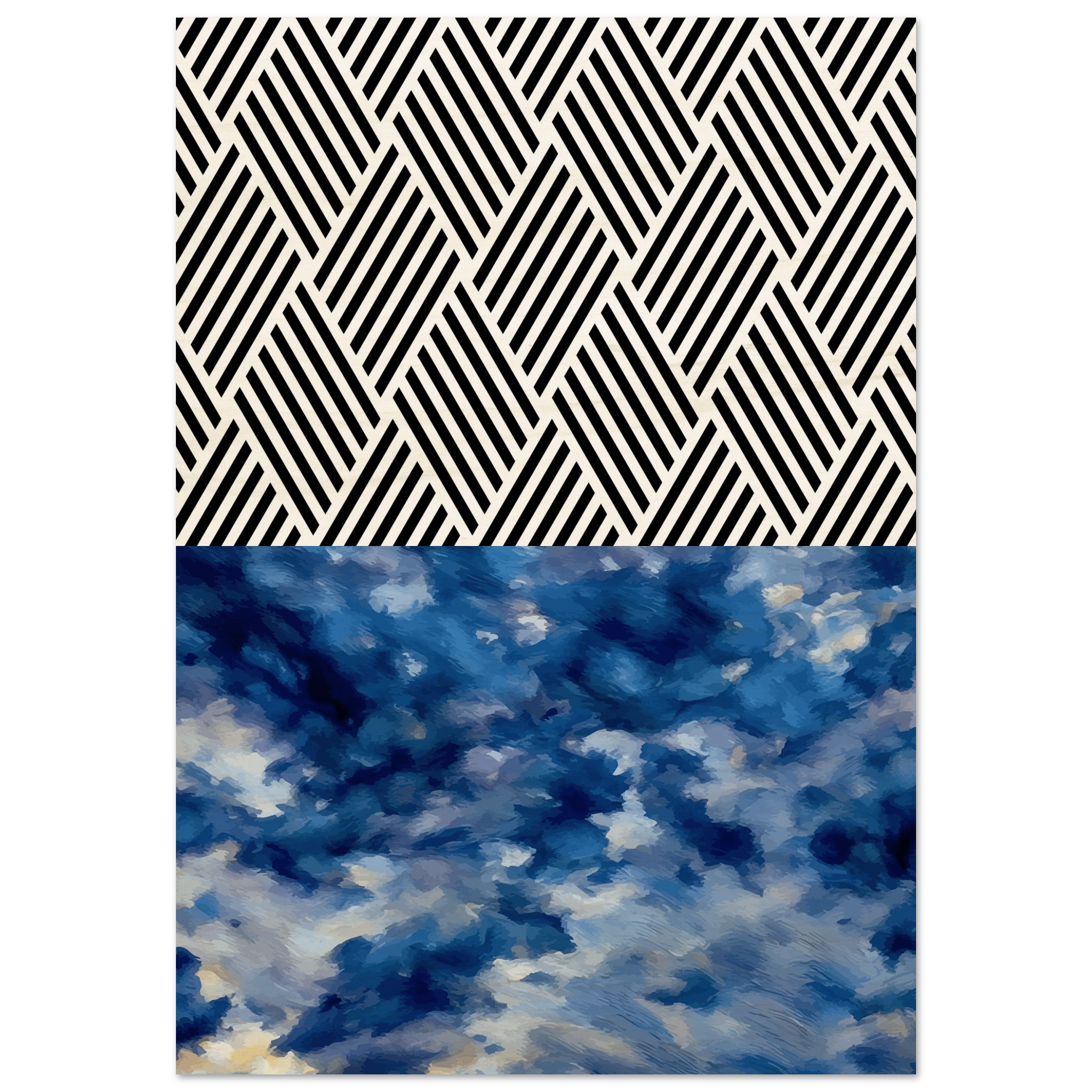 Whispering Patterns : Wood Canvas Art - ARTIFIYY