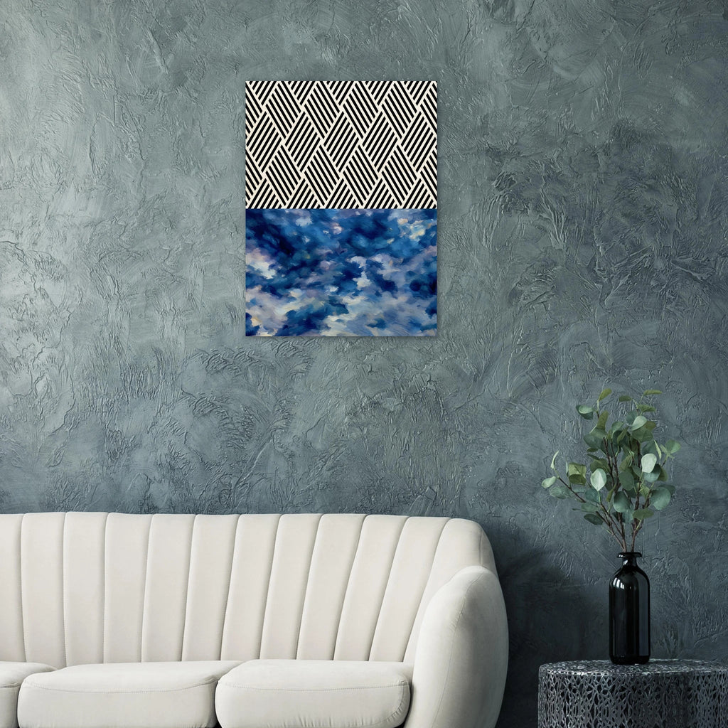 Whispering Patterns : Wood Canvas Art - ARTIFIYY