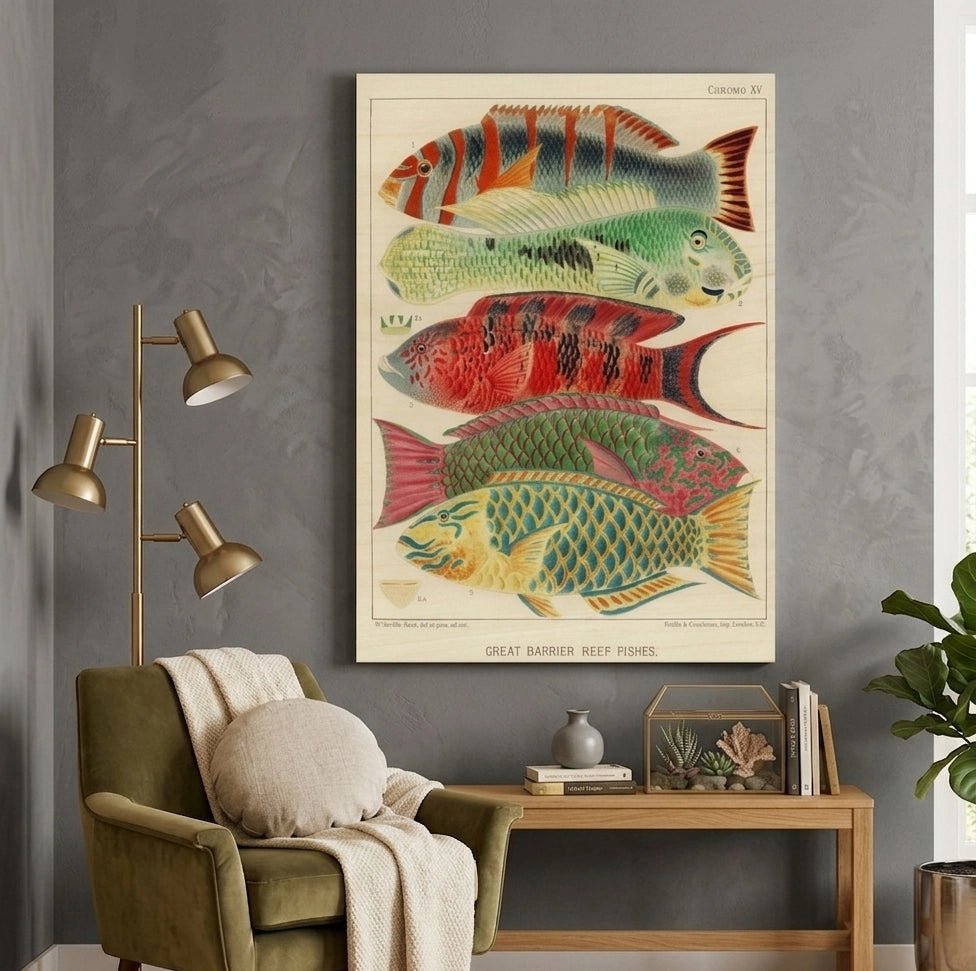 The Radiant Reef: Scientific Artistry from the 19th Century - ARTIFIYY