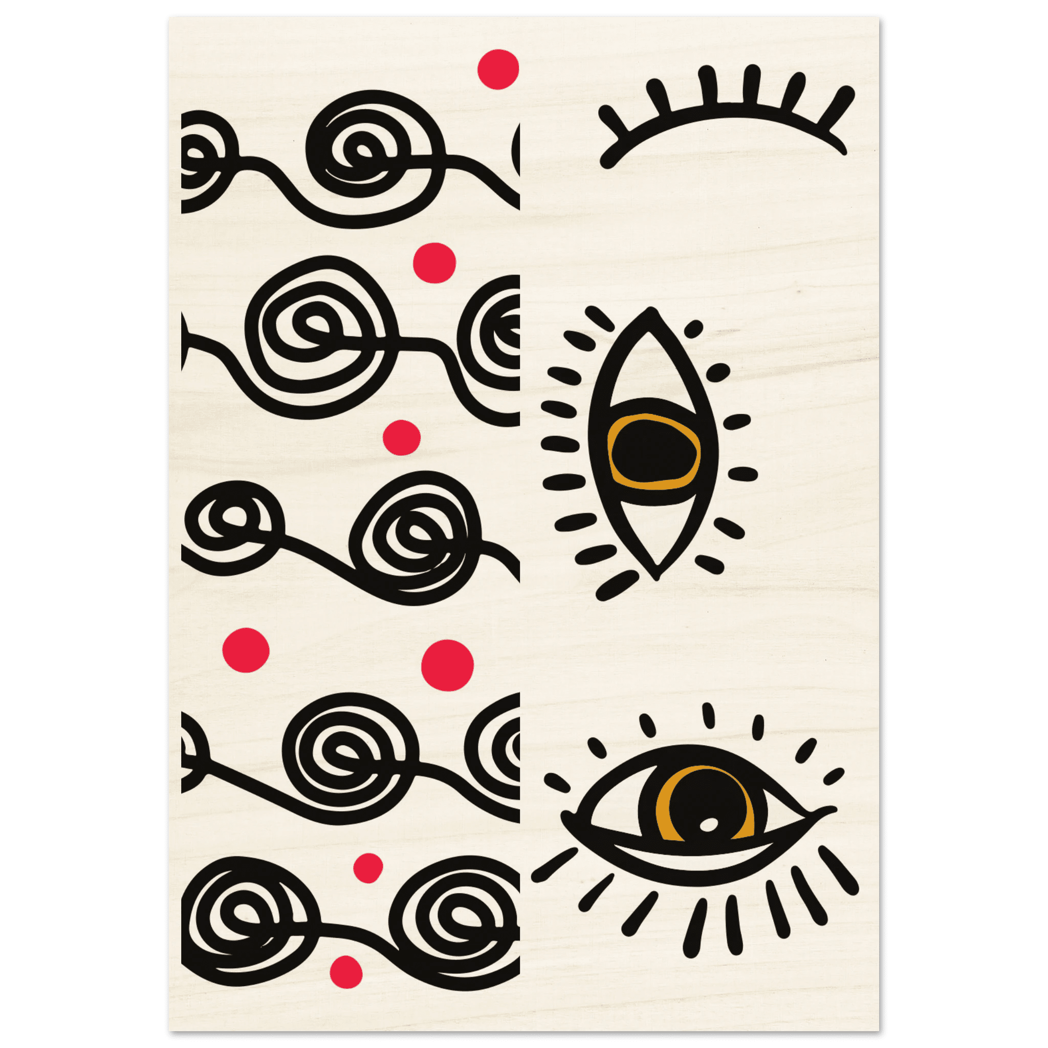 Yeux et motifs - ARTIFIYY